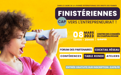 Entreprendre au féminin : on a lutté contre les complexes le 8 mars 2023 à Quimper