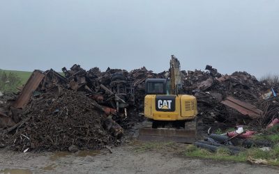 Le nettoyage de l&rsquo;ancienne décharge à ciel ouvert d&rsquo;Ouessant