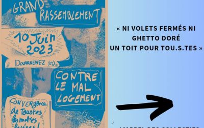 Mobilisation contre le mal logement à Douarnenez le 10 juin 2023